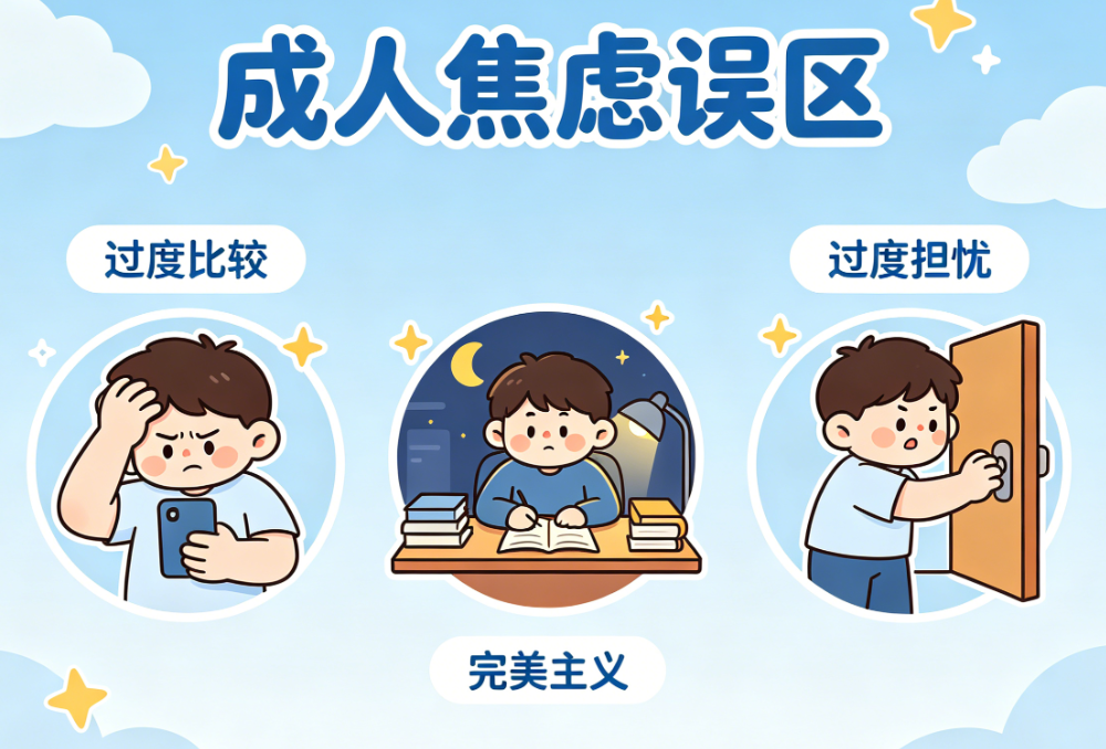 西南康复医院罗晶晶辟谣：成年人焦虑症常见6大误区，别再踩雷！
