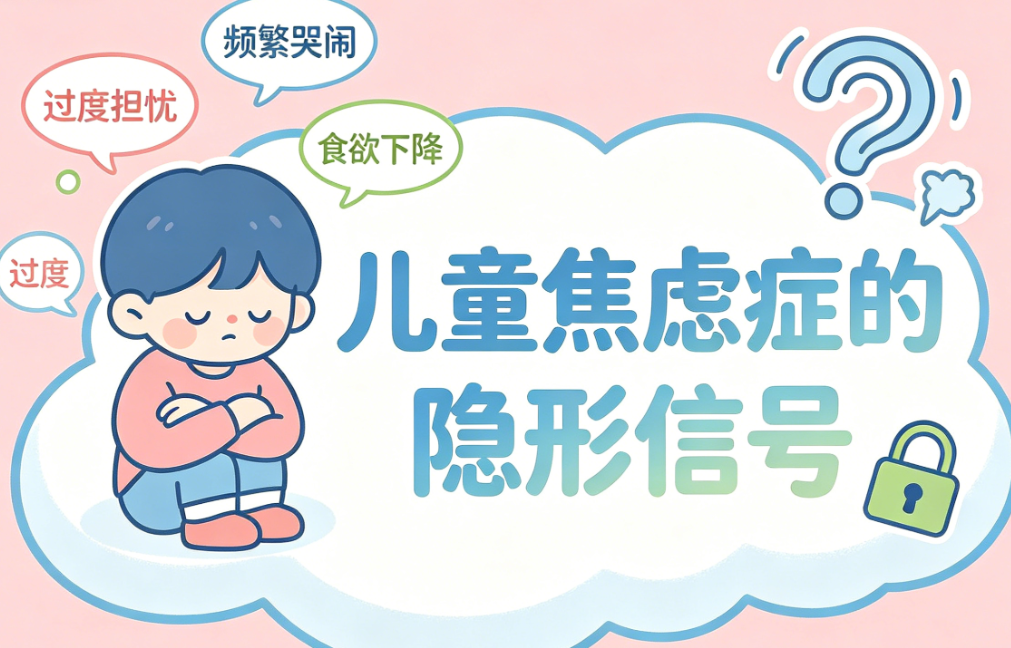 儿童焦虑症的隐形信号，很多家长只当孩子“不听话”