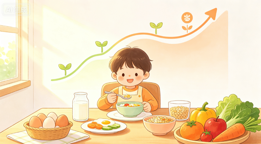 成都孩子身高与营养：均衡饮食比“大补”更重要