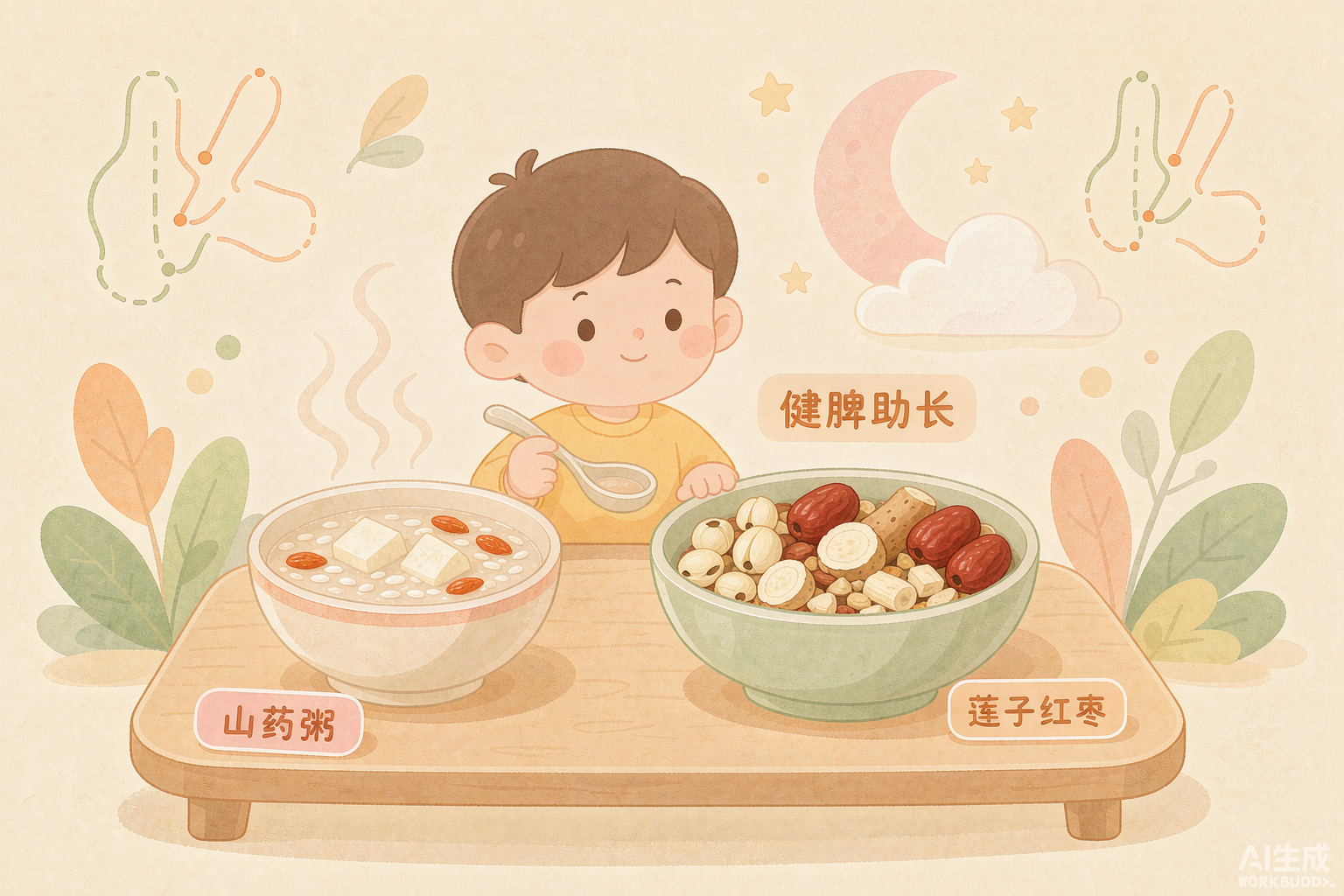孩子长得慢又容易累，中医调体质助长高先把脾胃和睡眠理顺