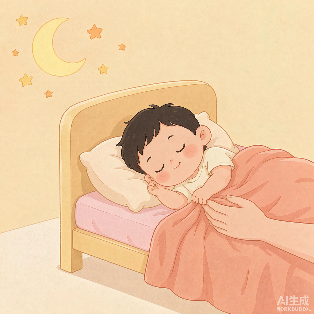 孩子夜里总翻腾睡不踏实，先分清是闹觉还是身体在报警