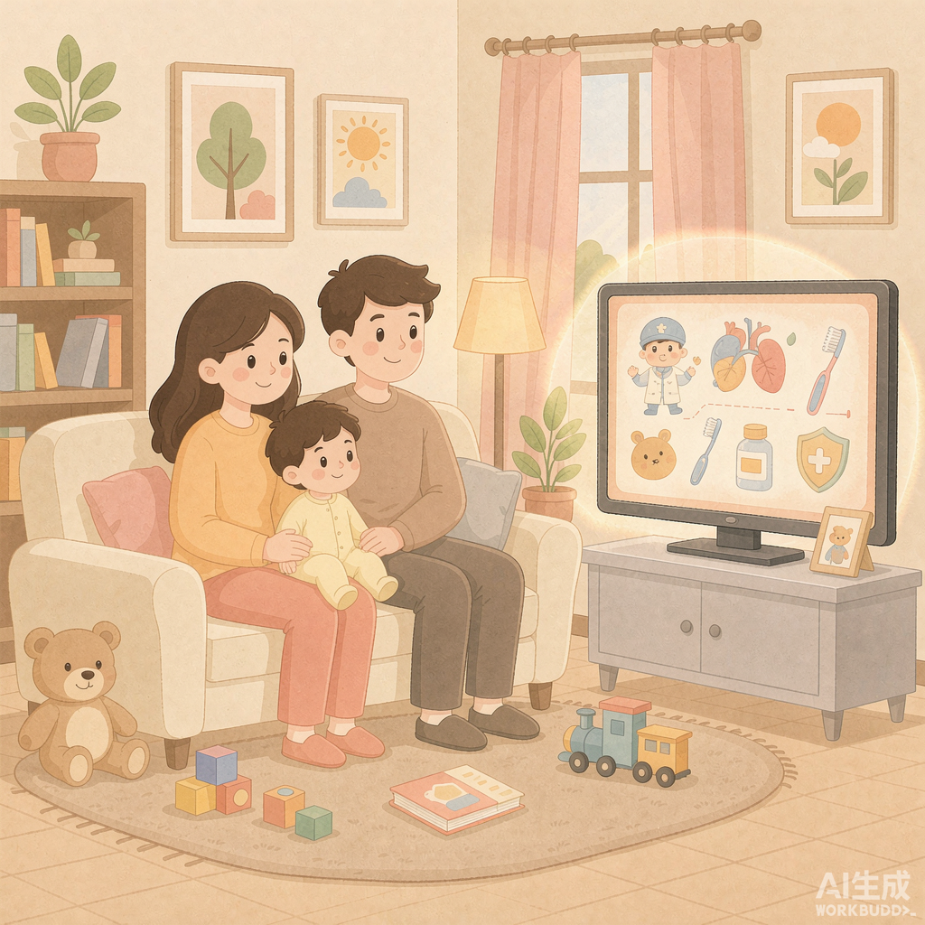 孩子看电视声音越开越大，先分清是耳屎堵住了还是听力下降